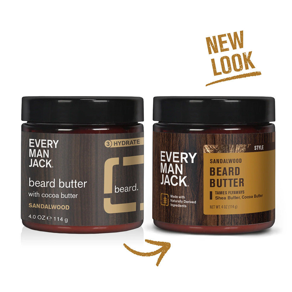 Every Man Jack Sandalwood Beard Butter, 4 Oz